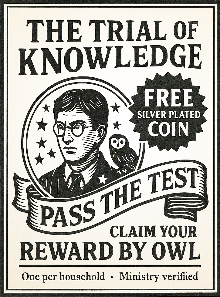 Pass the Trial • Receive Your Silver-Plated Coin