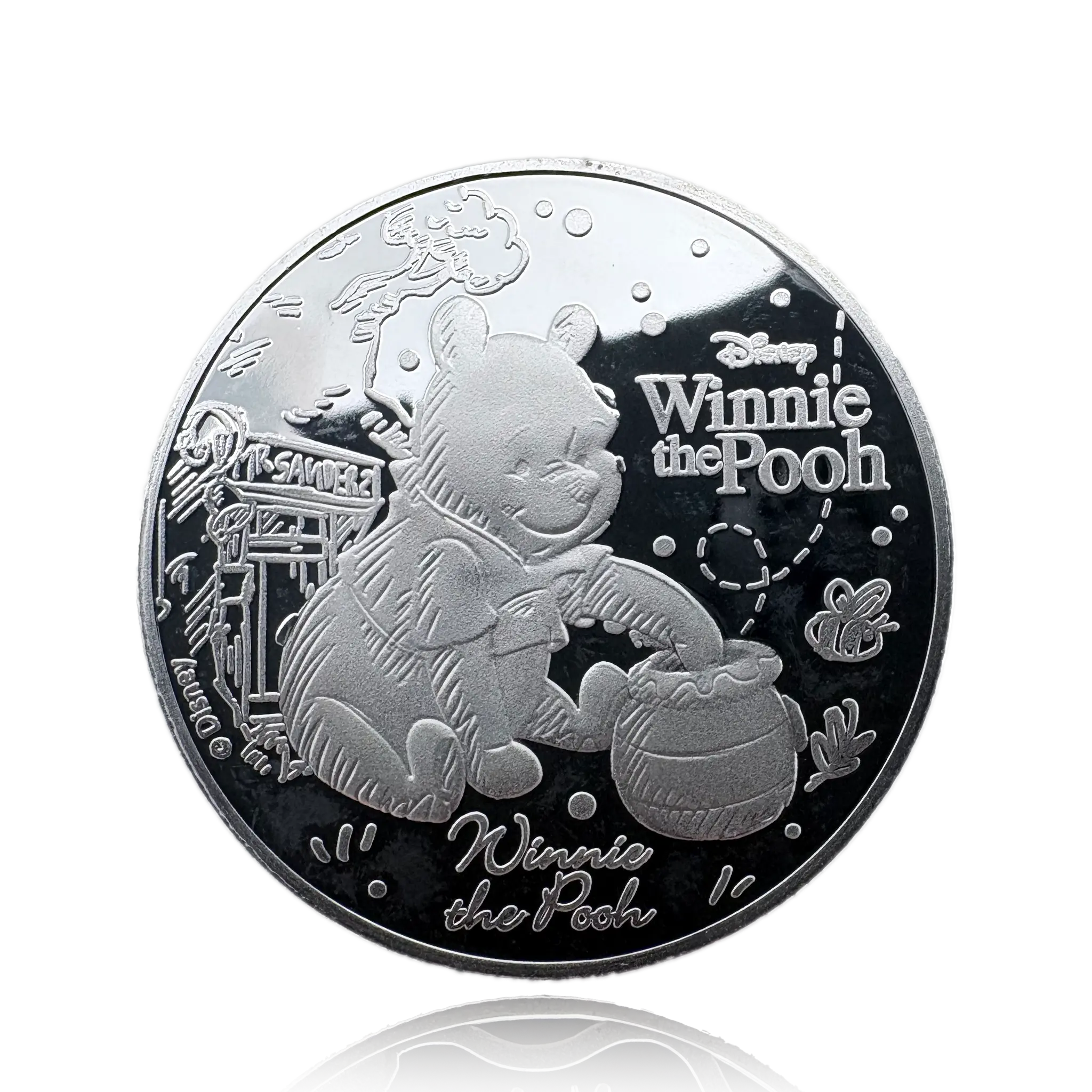 Winnie the Pooh — pure silver, obverse