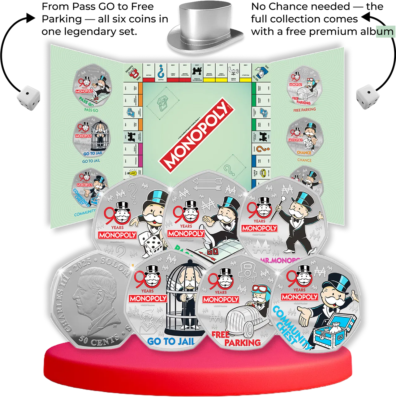 Complete Monopoly Coin Collection Box Set